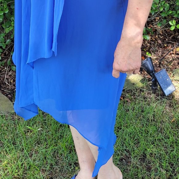 CHICO's Aster Blue Drape Size 2.5 - Picture 3 of 7